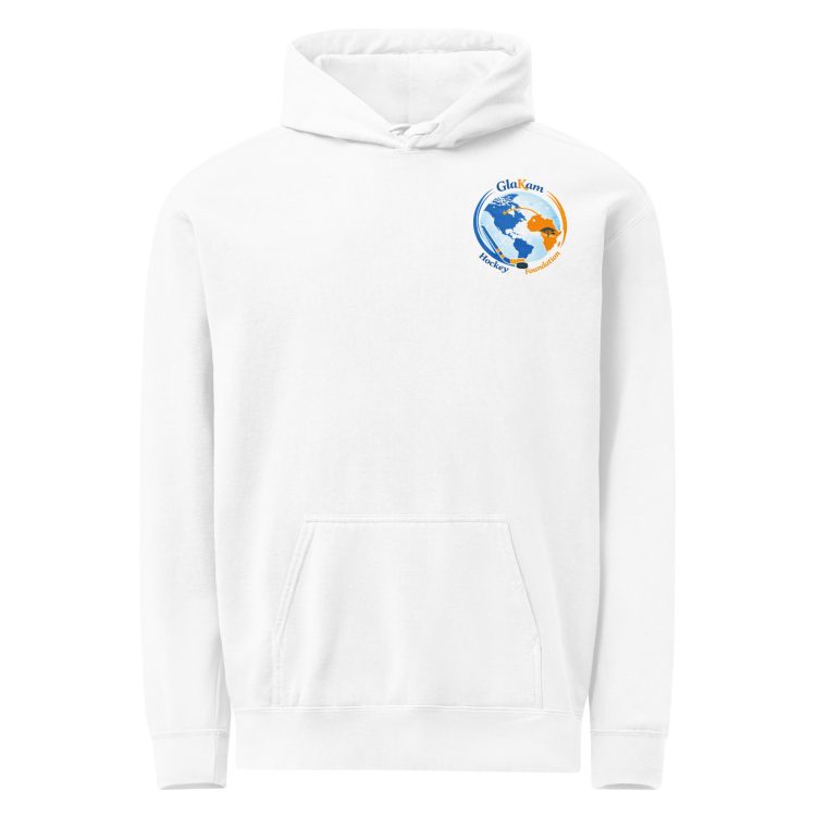 Unisex garment-dyed hoodie